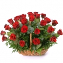 send rose basket to manila, delivery rose in basket to philippines
