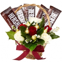 send chocolate and roses gift basket to philippines