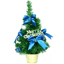 send 30cm blue mini decorated christmas tree to philippines