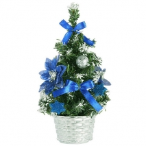 send 45cm blue small table top christmas tree to philippines