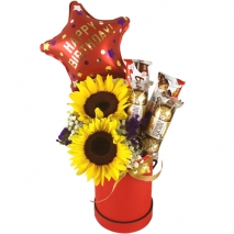 send a box full of chocolate flower and balloon to philippines