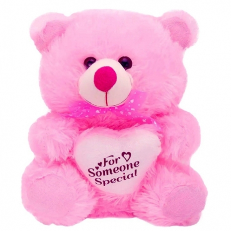 pink i love you hug bear 18" to philippines