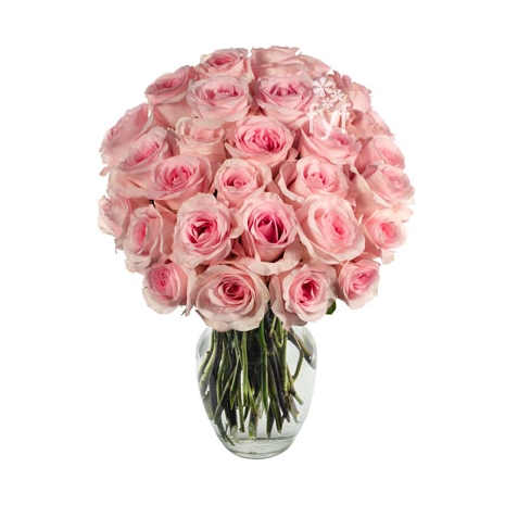 24 Light pink roses Send To Philippines